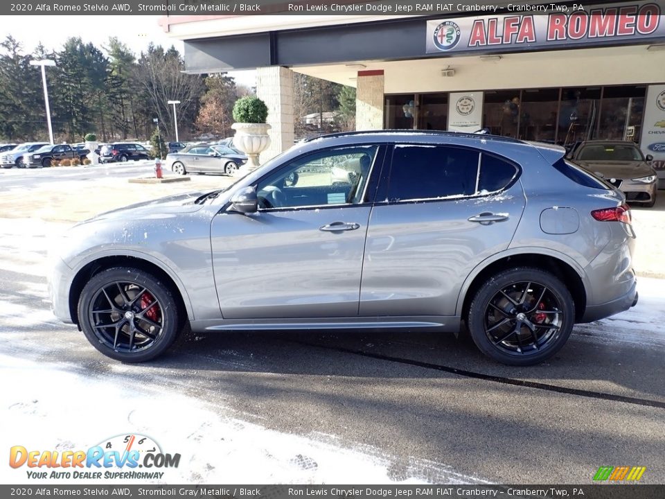 Stromboli Gray Metallic 2020 Alfa Romeo Stelvio AWD Photo #3