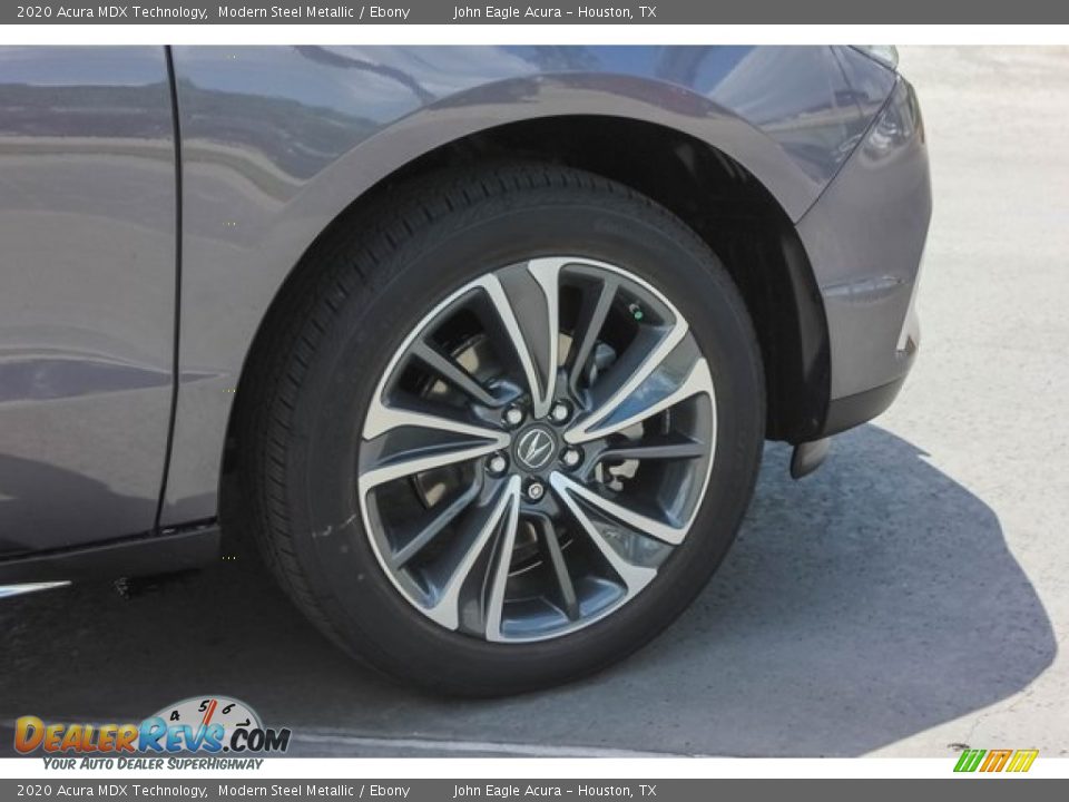 2020 Acura MDX Technology Modern Steel Metallic / Ebony Photo #10