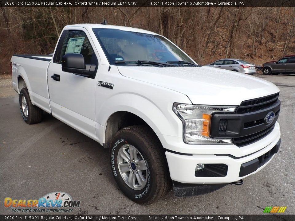 Front 3/4 View of 2020 Ford F150 XL Regular Cab 4x4 Photo #3