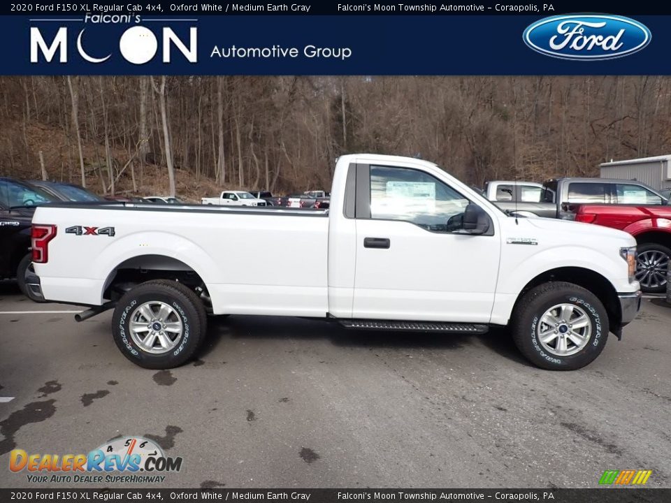2020 Ford F150 XL Regular Cab 4x4 Oxford White / Medium Earth Gray Photo #1
