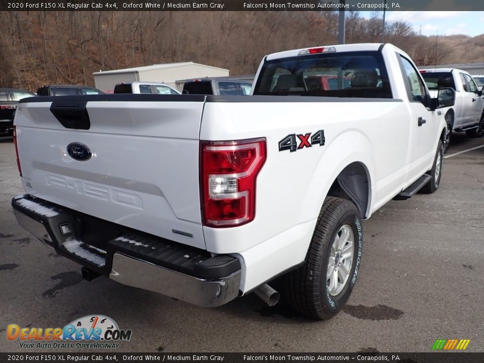 2020 Ford F150 XL Regular Cab 4x4 Oxford White / Medium Earth Gray Photo #2