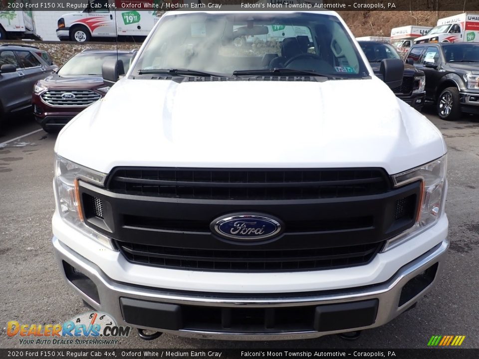 2020 Ford F150 XL Regular Cab 4x4 Oxford White / Medium Earth Gray Photo #4