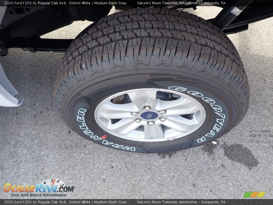 2020 Ford F150 XL Regular Cab 4x4 Oxford White / Medium Earth Gray Photo #7