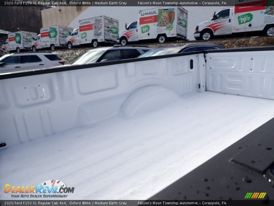 2020 Ford F150 XL Regular Cab 4x4 Oxford White / Medium Earth Gray Photo #8