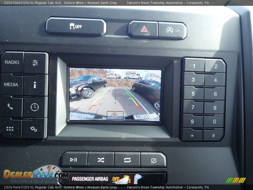 2020 Ford F150 XL Regular Cab 4x4 Oxford White / Medium Earth Gray Photo #14