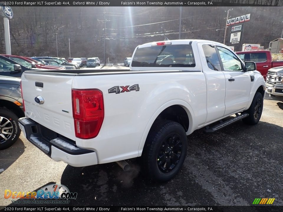 2020 Ford Ranger XLT SuperCab 4x4 Oxford White / Ebony Photo #2