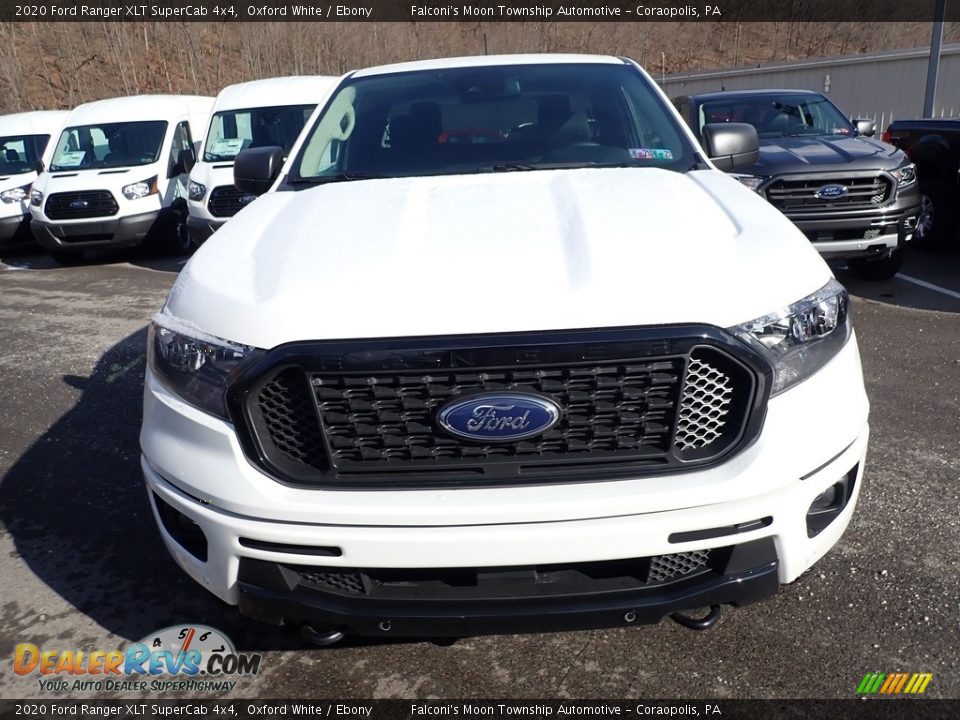 2020 Ford Ranger XLT SuperCab 4x4 Oxford White / Ebony Photo #4