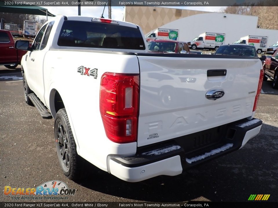 2020 Ford Ranger XLT SuperCab 4x4 Oxford White / Ebony Photo #6