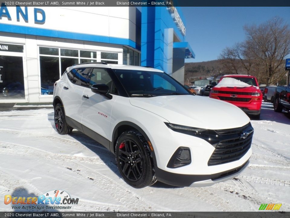 2020 Chevrolet Blazer LT AWD Summit White / Jet Black Photo #4