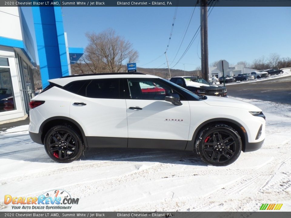 2020 Chevrolet Blazer LT AWD Summit White / Jet Black Photo #6