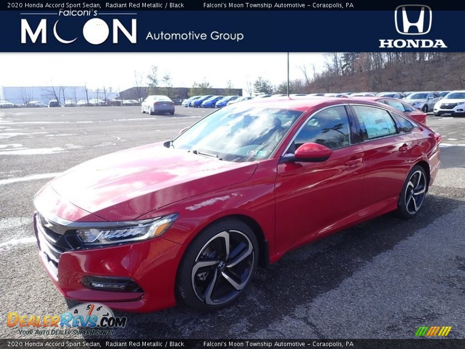 2020 Honda Accord Sport Sedan Radiant Red Metallic / Black Photo #1