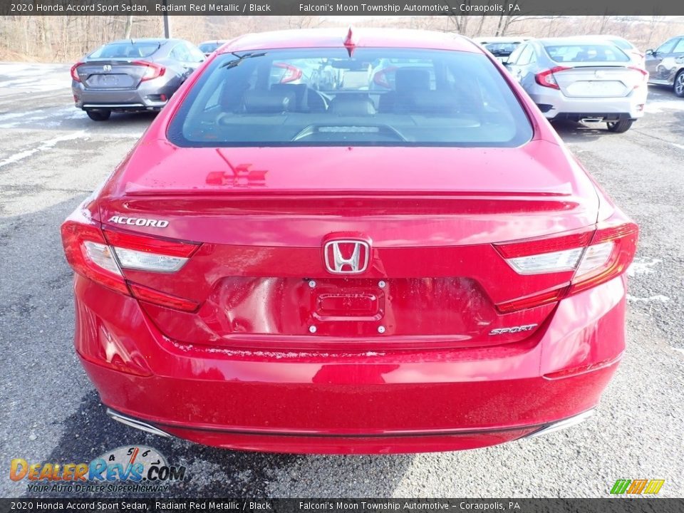 2020 Honda Accord Sport Sedan Radiant Red Metallic / Black Photo #3