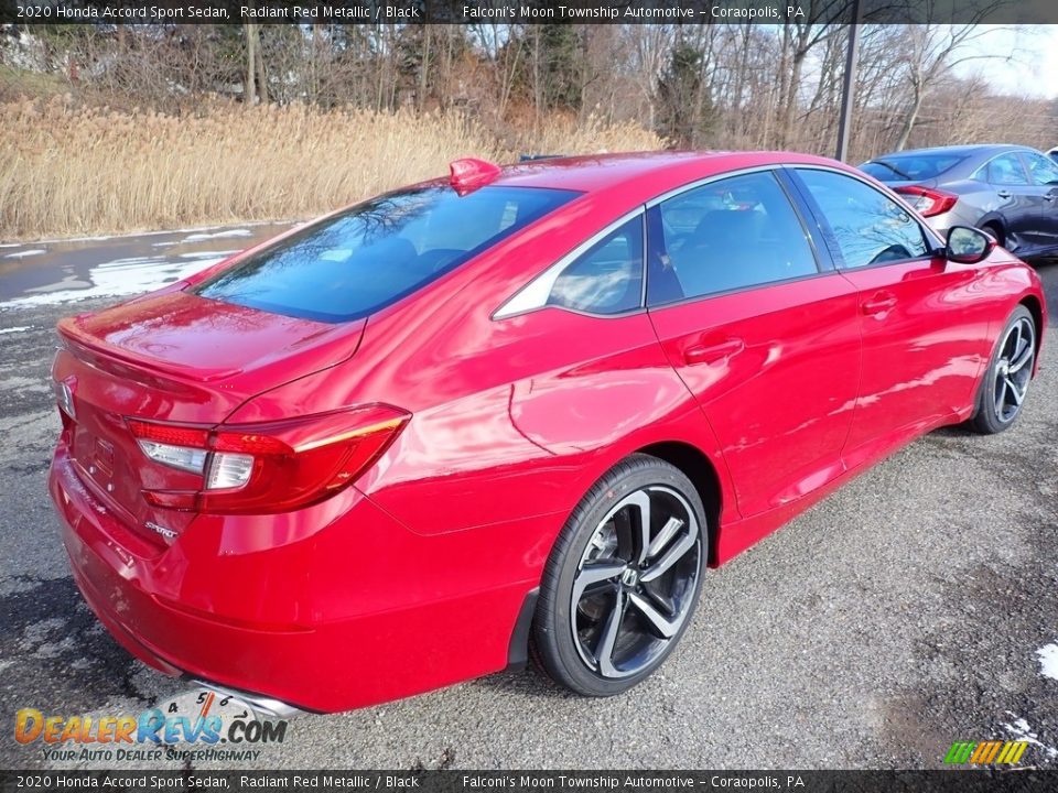 2020 Honda Accord Sport Sedan Radiant Red Metallic / Black Photo #4