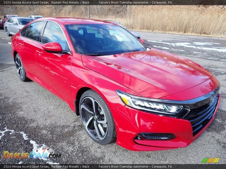 2020 Honda Accord Sport Sedan Radiant Red Metallic / Black Photo #5