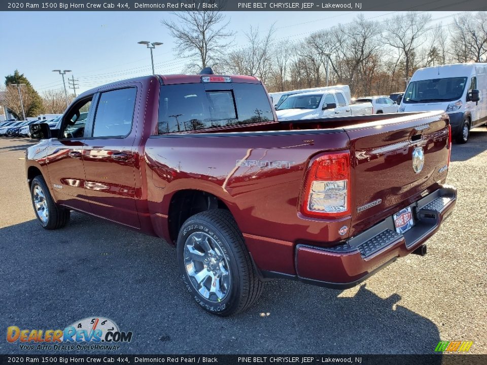 2020 Ram 1500 Big Horn Crew Cab 4x4 Delmonico Red Pearl / Black Photo #4