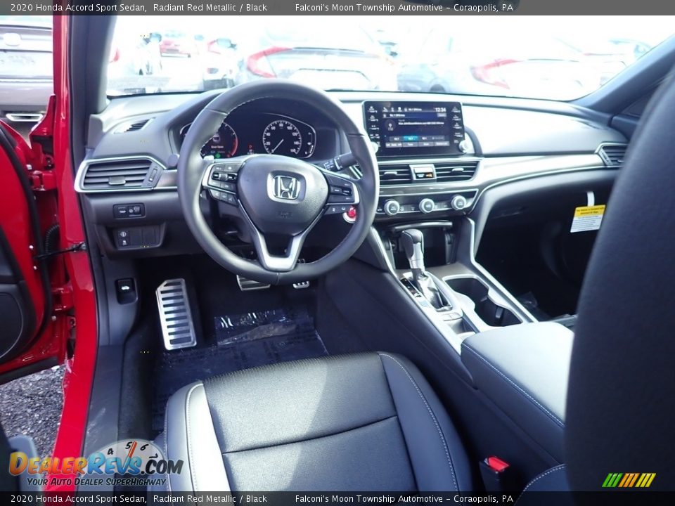 2020 Honda Accord Sport Sedan Radiant Red Metallic / Black Photo #10