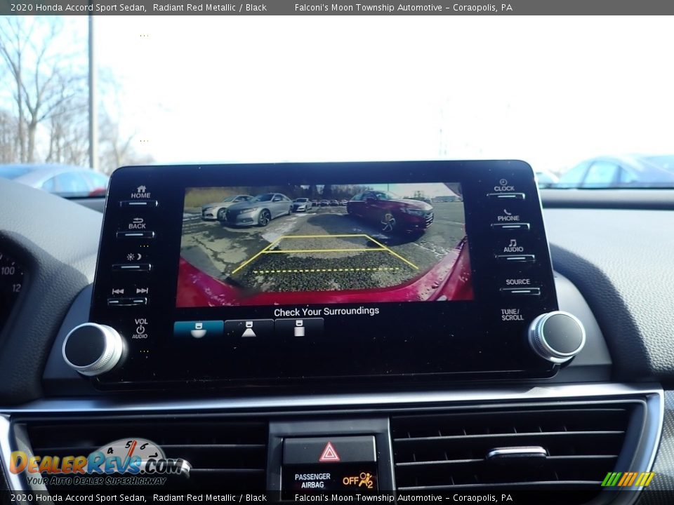 2020 Honda Accord Sport Sedan Radiant Red Metallic / Black Photo #14