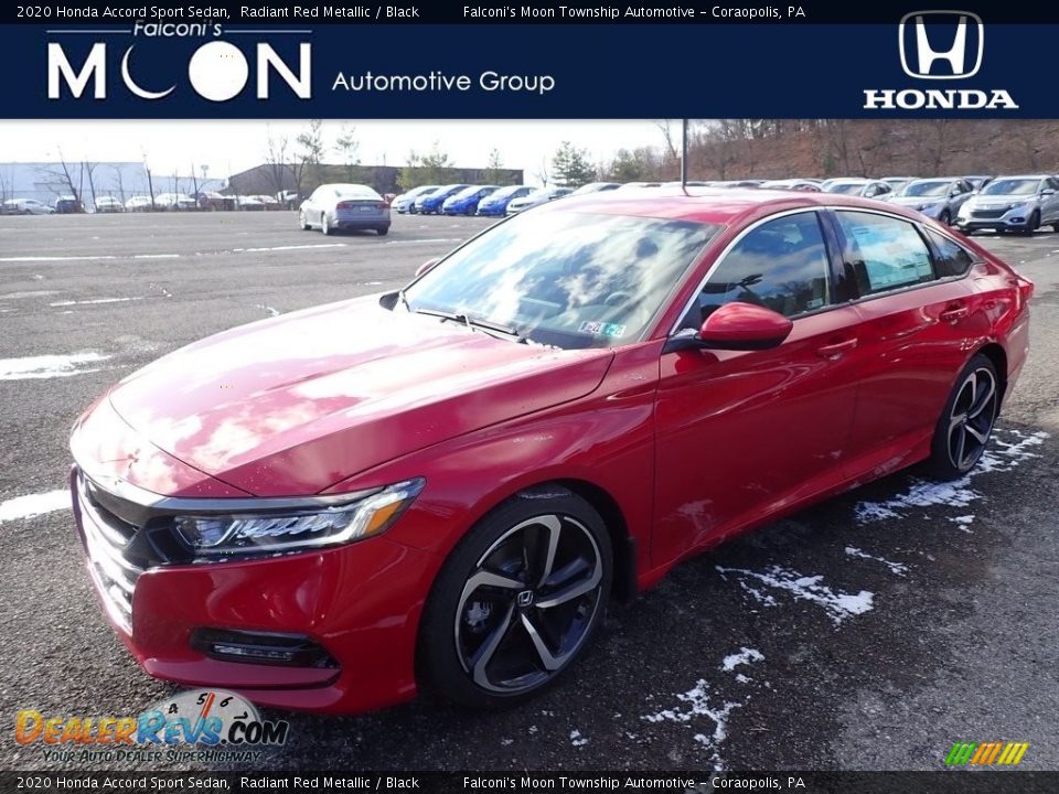 2020 Honda Accord Sport Sedan Radiant Red Metallic / Black Photo #1