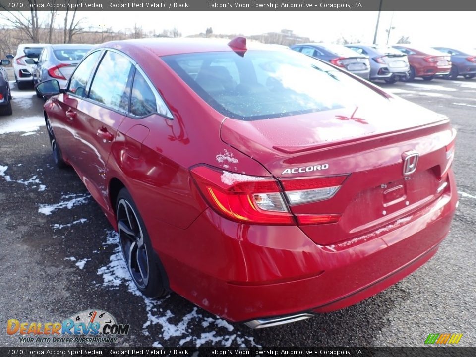 2020 Honda Accord Sport Sedan Radiant Red Metallic / Black Photo #2