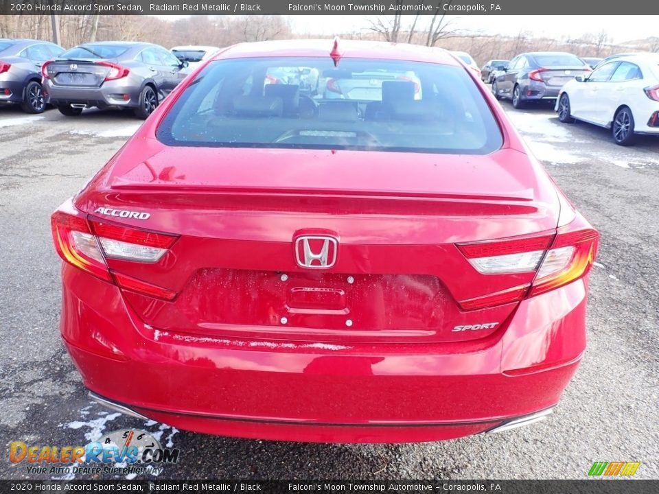 2020 Honda Accord Sport Sedan Radiant Red Metallic / Black Photo #3