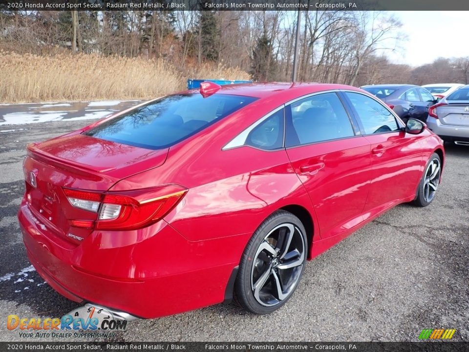 2020 Honda Accord Sport Sedan Radiant Red Metallic / Black Photo #4