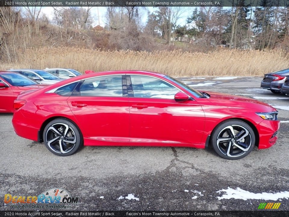 2020 Honda Accord Sport Sedan Radiant Red Metallic / Black Photo #5