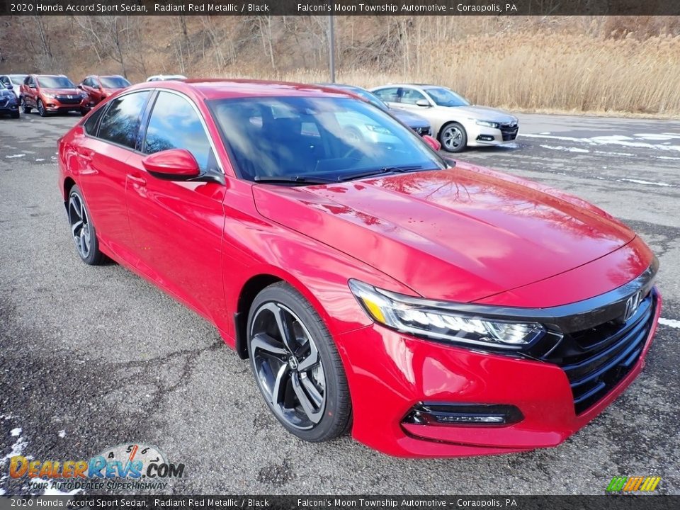 2020 Honda Accord Sport Sedan Radiant Red Metallic / Black Photo #6