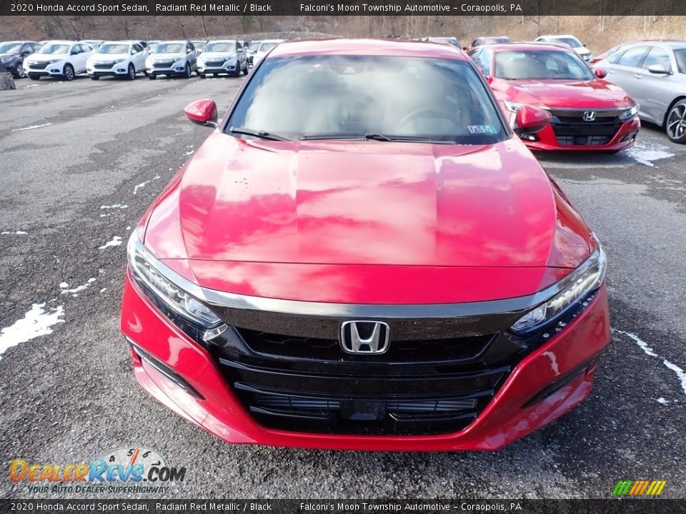 2020 Honda Accord Sport Sedan Radiant Red Metallic / Black Photo #7