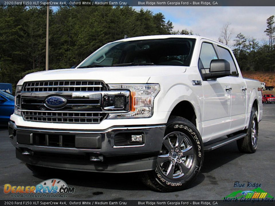 2020 Ford F150 XLT SuperCrew 4x4 Oxford White / Medium Earth Gray Photo #1