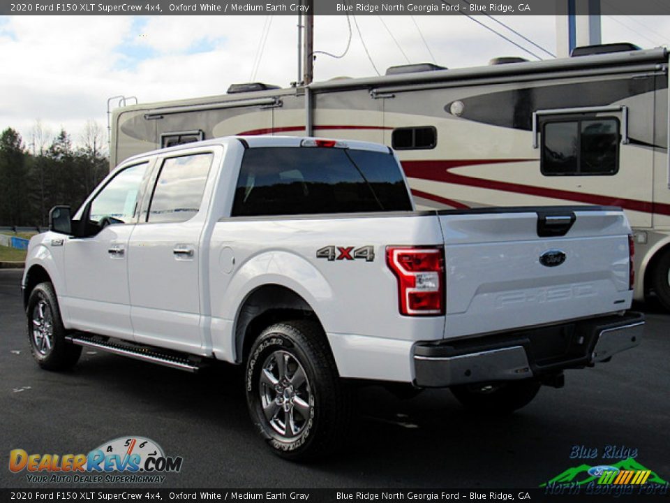 2020 Ford F150 XLT SuperCrew 4x4 Oxford White / Medium Earth Gray Photo #3