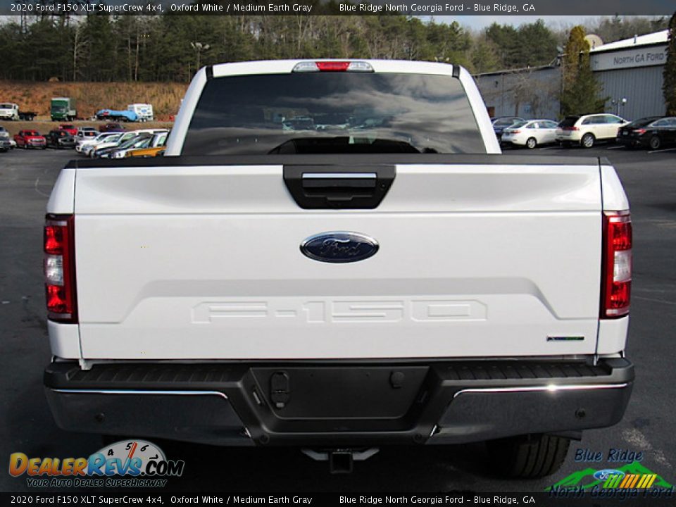 2020 Ford F150 XLT SuperCrew 4x4 Oxford White / Medium Earth Gray Photo #4