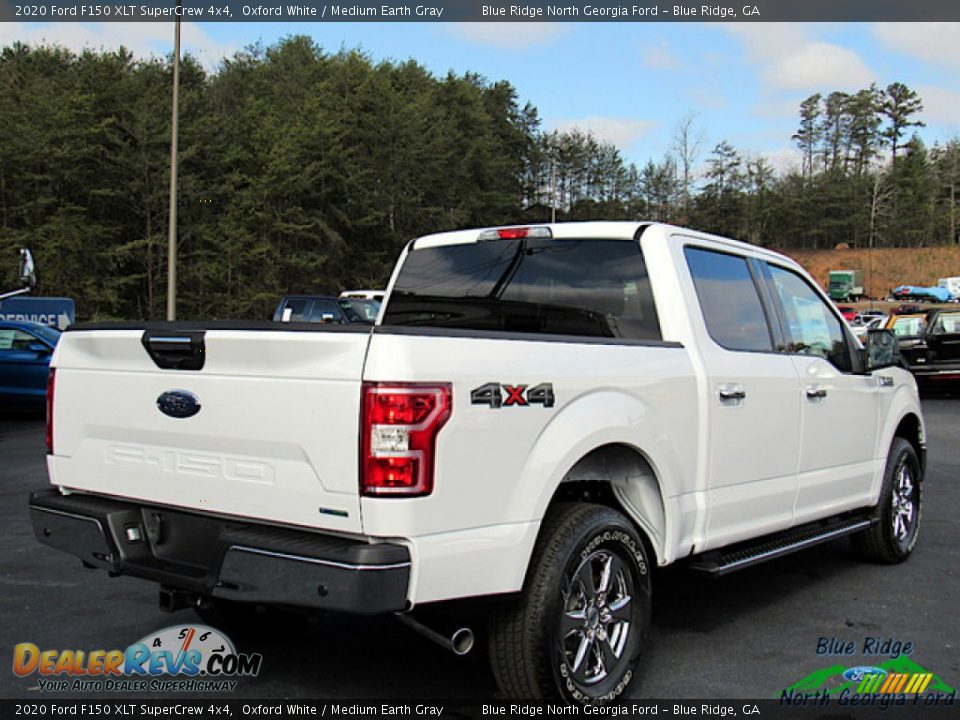 2020 Ford F150 XLT SuperCrew 4x4 Oxford White / Medium Earth Gray Photo #5