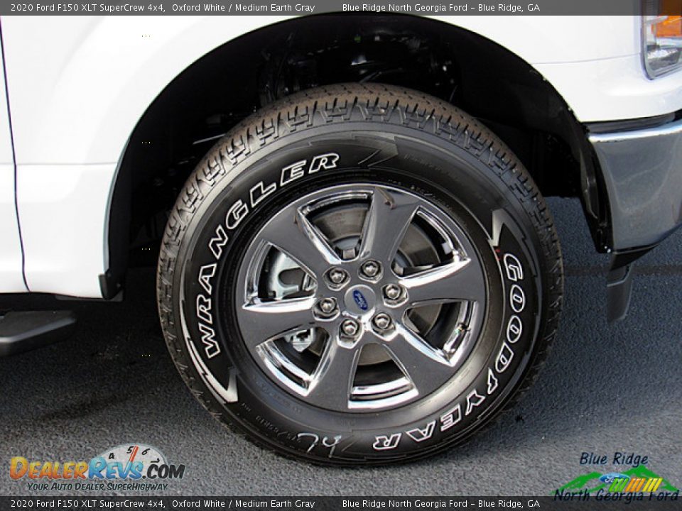 2020 Ford F150 XLT SuperCrew 4x4 Oxford White / Medium Earth Gray Photo #9