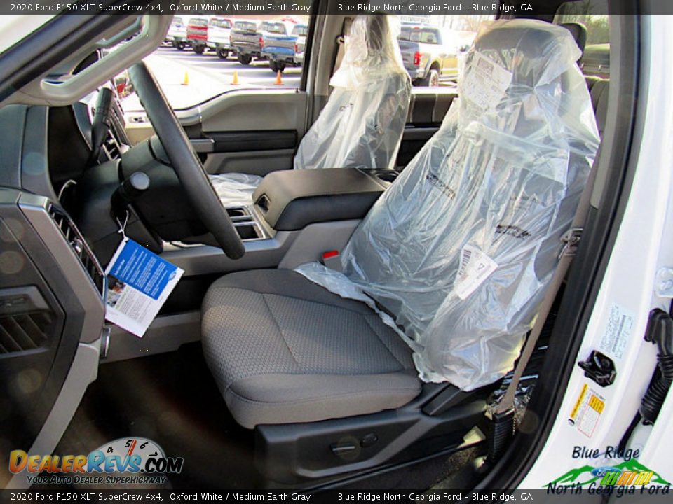 2020 Ford F150 XLT SuperCrew 4x4 Oxford White / Medium Earth Gray Photo #10
