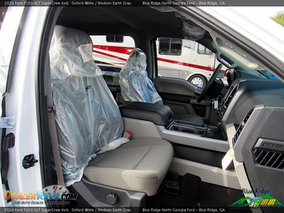 2020 Ford F150 XLT SuperCrew 4x4 Oxford White / Medium Earth Gray Photo #11