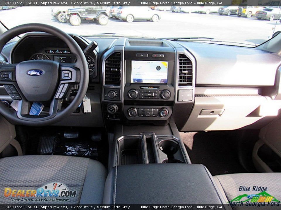 2020 Ford F150 XLT SuperCrew 4x4 Oxford White / Medium Earth Gray Photo #15
