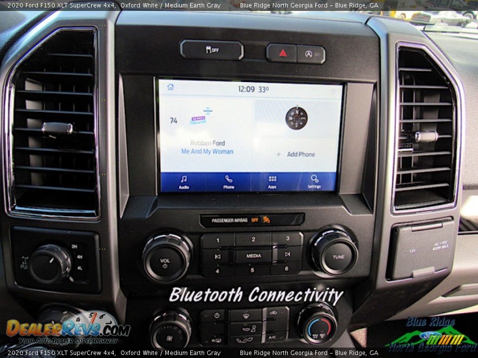 2020 Ford F150 XLT SuperCrew 4x4 Oxford White / Medium Earth Gray Photo #18