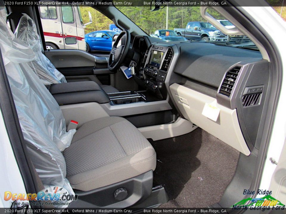 2020 Ford F150 XLT SuperCrew 4x4 Oxford White / Medium Earth Gray Photo #29