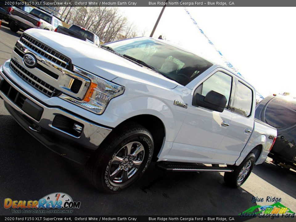 2020 Ford F150 XLT SuperCrew 4x4 Oxford White / Medium Earth Gray Photo #31