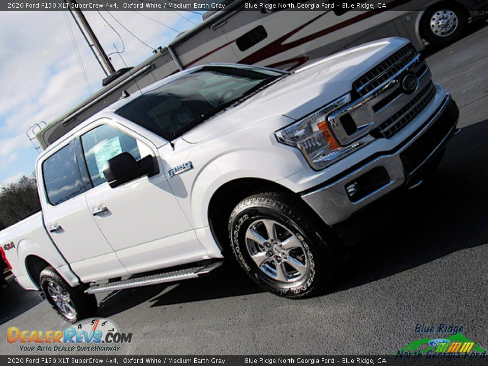 2020 Ford F150 XLT SuperCrew 4x4 Oxford White / Medium Earth Gray Photo #32