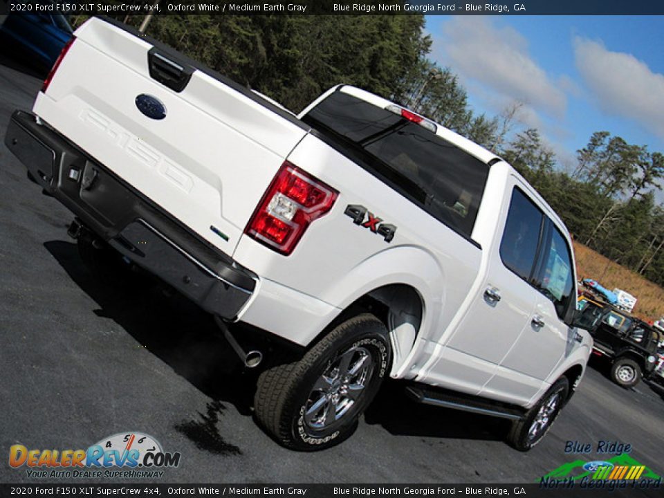 2020 Ford F150 XLT SuperCrew 4x4 Oxford White / Medium Earth Gray Photo #33