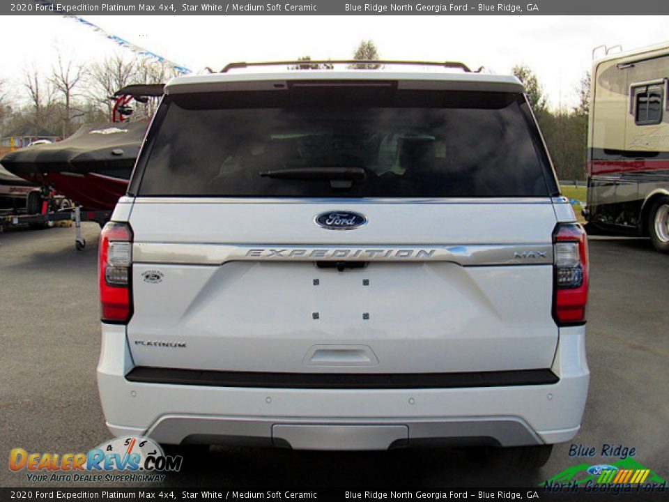 2020 Ford Expedition Platinum Max 4x4 Star White / Medium Soft Ceramic Photo #4