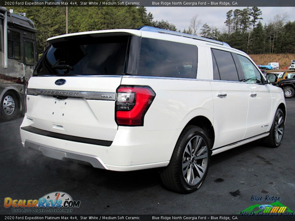 2020 Ford Expedition Platinum Max 4x4 Star White / Medium Soft Ceramic Photo #6