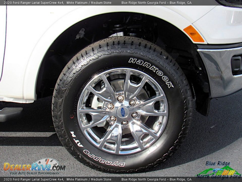 2020 Ford Ranger Lariat SuperCrew 4x4 White Platinum / Medium Stone Photo #9