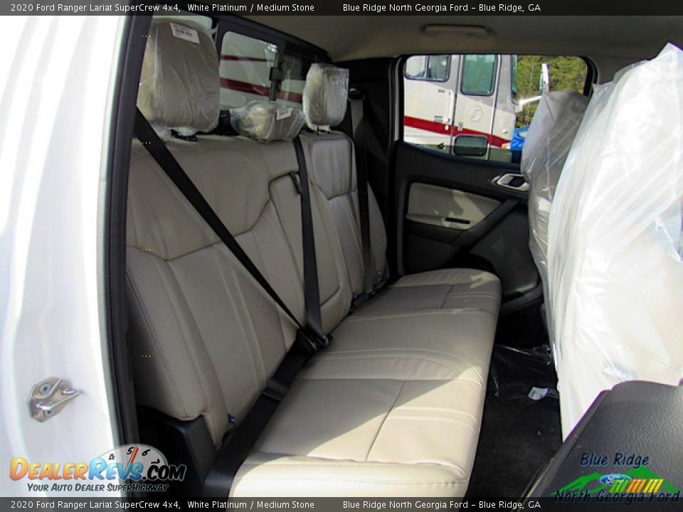 2020 Ford Ranger Lariat SuperCrew 4x4 White Platinum / Medium Stone Photo #12