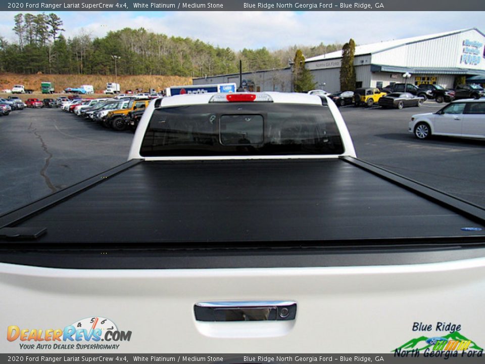2020 Ford Ranger Lariat SuperCrew 4x4 White Platinum / Medium Stone Photo #13