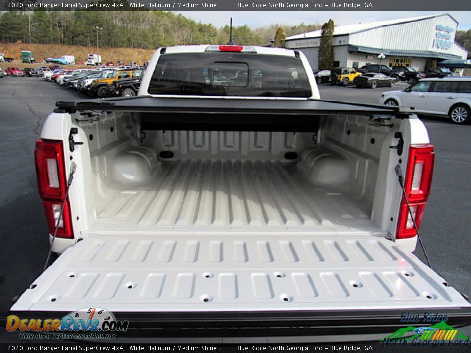 2020 Ford Ranger Lariat SuperCrew 4x4 White Platinum / Medium Stone Photo #14