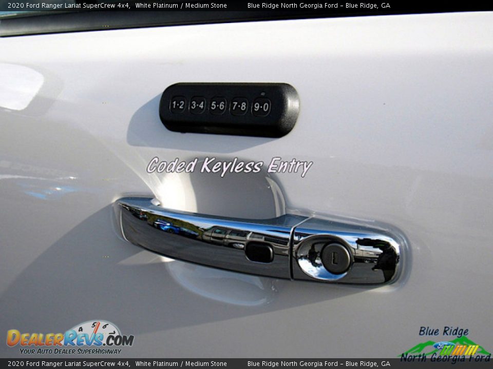 2020 Ford Ranger Lariat SuperCrew 4x4 White Platinum / Medium Stone Photo #25