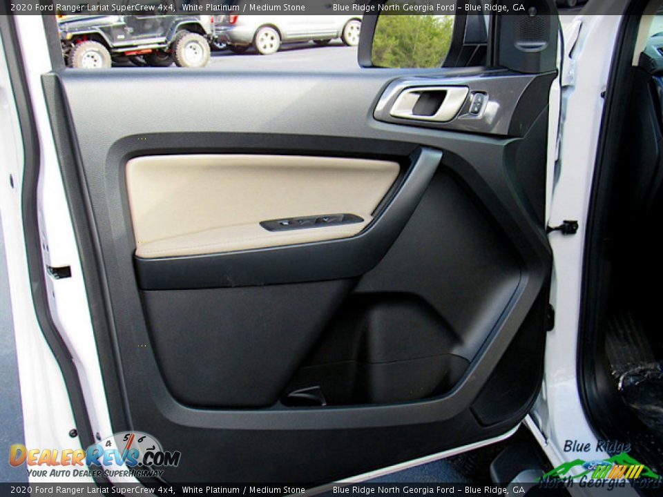 2020 Ford Ranger Lariat SuperCrew 4x4 White Platinum / Medium Stone Photo #26