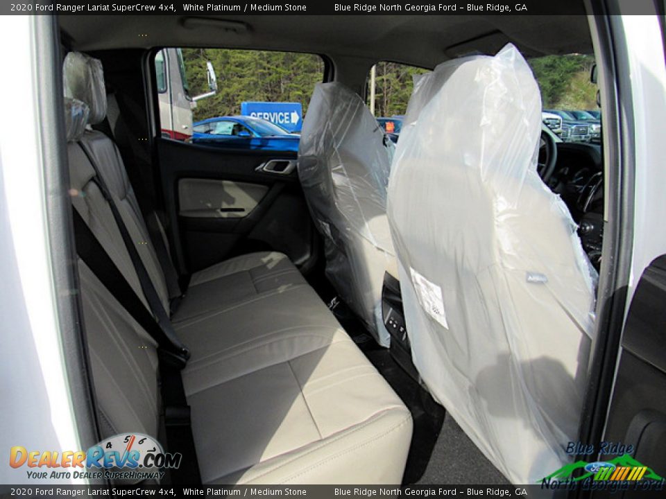 2020 Ford Ranger Lariat SuperCrew 4x4 White Platinum / Medium Stone Photo #29